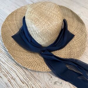 Ladies Happy Capper Straw Hat Field Co. Los Angeles Vintage